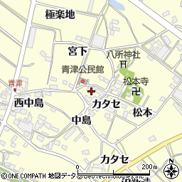 愛知県田原市神戸町極楽地周辺の地図