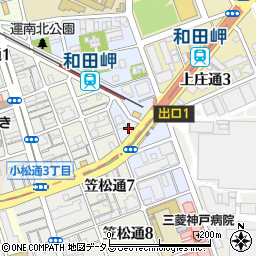 テクノソービ株式会社　神戸営業所周辺の地図