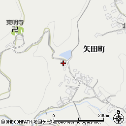 奈良県大和郡山市矢田町2432周辺の地図
