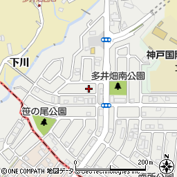 ディアス須磨山手Ｆ棟周辺の地図