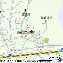 岡山県岡山市北区西花尻220周辺の地図