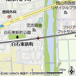 岡山県岡山市北区白石東新町10周辺の地図