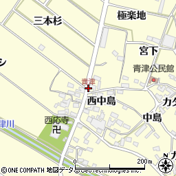 青津周辺の地図