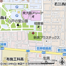 小阪斎場周辺の地図