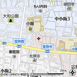 〒577-0805 大阪府東大阪市宝持の地図