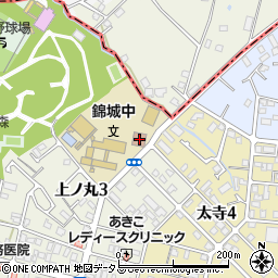 錦城コミュニティ・センター周辺の地図