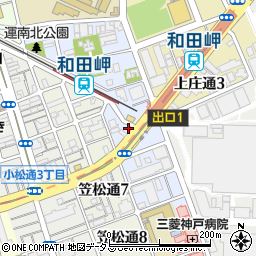 Ｄパーキング和田宮通４丁目第１駐車場周辺の地図