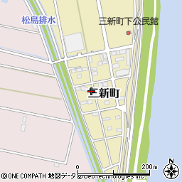 静岡県浜松市中央区三新町723周辺の地図
