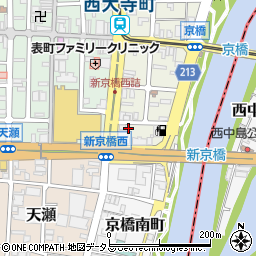 タイムズ京橋町第３駐車場周辺の地図
