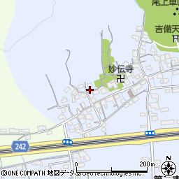 岡山県岡山市北区東花尻433周辺の地図