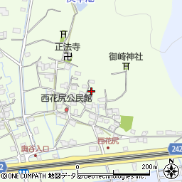 岡山県岡山市北区西花尻210周辺の地図