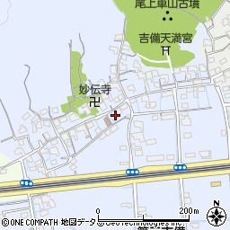 岡山県岡山市北区東花尻158周辺の地図