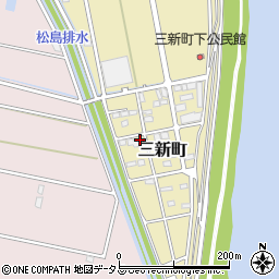 静岡県浜松市中央区三新町722周辺の地図