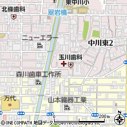 吉村塗装工業所周辺の地図