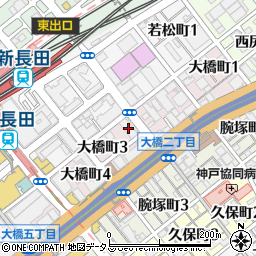 カサーレ新長田シティパークス周辺の地図