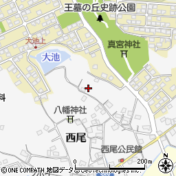 岡山県倉敷市西尾周辺の地図
