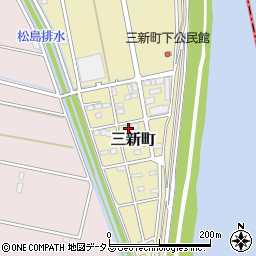 静岡県浜松市中央区三新町742周辺の地図