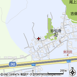 岡山県岡山市北区東花尻424周辺の地図