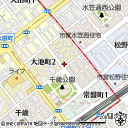 メモアール新長田周辺の地図
