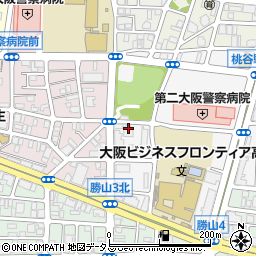 大阪府大阪市天王寺区烏ケ辻2丁目周辺の地図