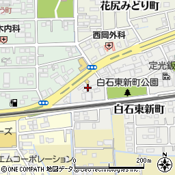 モスバーガー 岡山花尻店周辺の地図