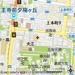 グランフレージュ四天王寺周辺の地図