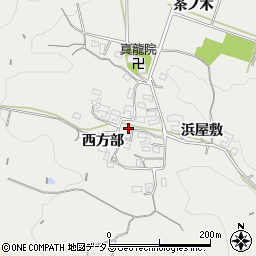愛知県豊橋市東赤沢町西方部周辺の地図