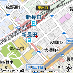 ピフレ新長田立体駐車場周辺の地図