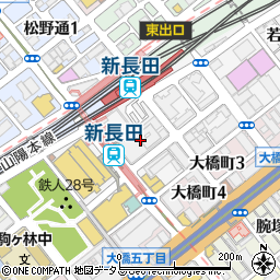 ピフレ新長田　立体駐車場周辺の地図