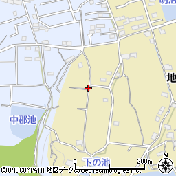 岡山県総社市地頭片山周辺の地図