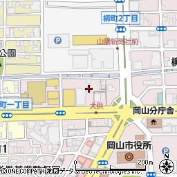 株式会社建築資料研究社　岡山支店周辺の地図
