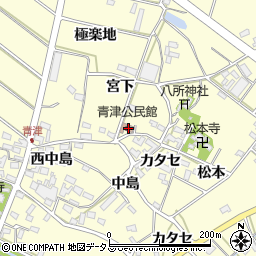 愛知県田原市神戸町宮下周辺の地図