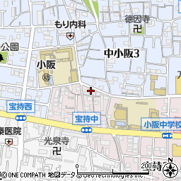 高井共同住宅周辺の地図