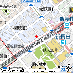 綜合警備保障株式会社　神戸支社・神戸西営業所周辺の地図