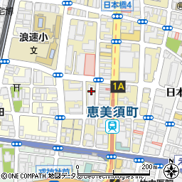 なんぽこ 恵美須町店周辺の地図