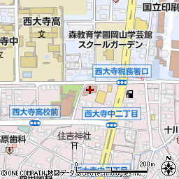 西大寺税務署周辺の地図