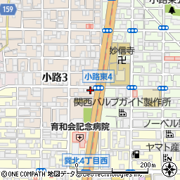 ボタ居酒屋周辺の地図