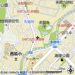 チケパ神戸多聞台第１駐車場周辺の地図