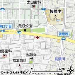 近畿産業信用組合東大阪支店周辺の地図