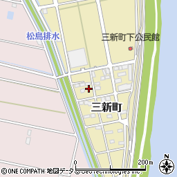 静岡県浜松市中央区三新町717周辺の地図