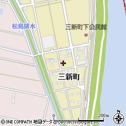 静岡県浜松市中央区三新町707周辺の地図