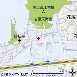 岡山県岡山市北区東花尻153周辺の地図