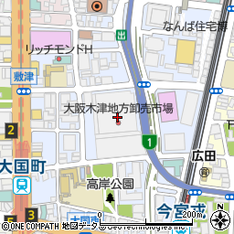 大阪府大阪市浪速区敷津東周辺の地図