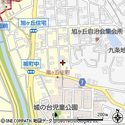 奈良県大和郡山市城町1681-116周辺の地図