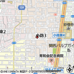 南栄開発周辺の地図