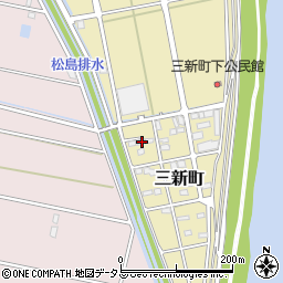静岡県浜松市中央区三新町716周辺の地図