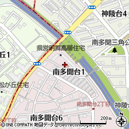 〒655-0043 兵庫県神戸市垂水区南多聞台の地図