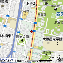 金鱗ＯＴＡ　旅行部・大阪総部周辺の地図