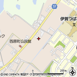 三重県名張市西原町2749周辺の地図