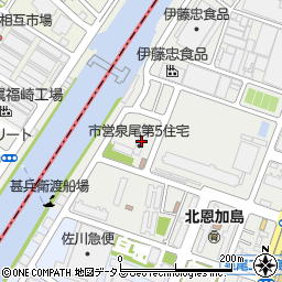 泉尾第５住宅周辺の地図